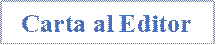 Carta al Editor