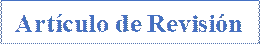 Artículo de Revisión