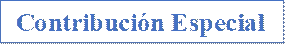 Contribución Especial