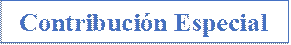 Contribución Especial