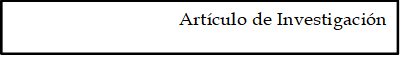Artículo de Investigación