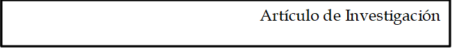 Artículo de Investigación